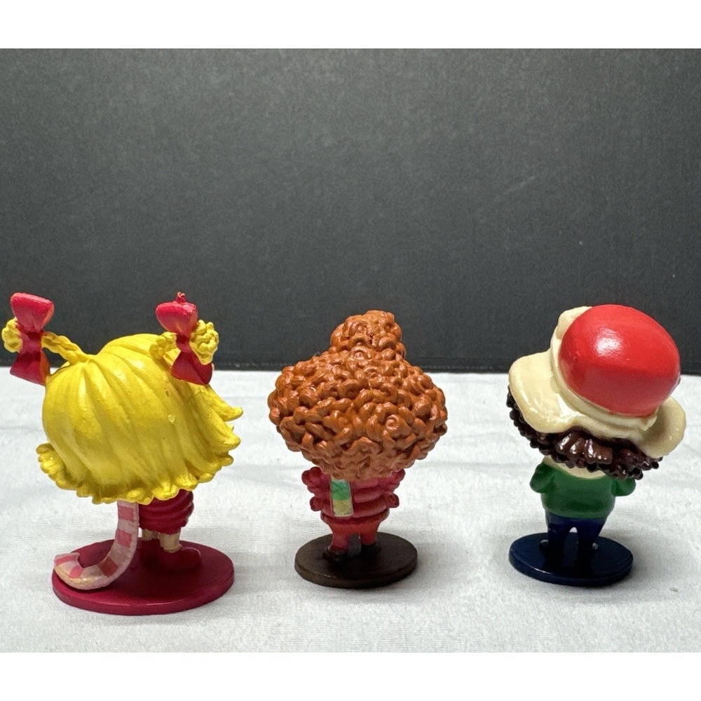 3 Toy PVC Figures - Dr. Seuss How the Grinch Stole Christmas 1.5" to 2.5" Cake - Picture 6 of 7